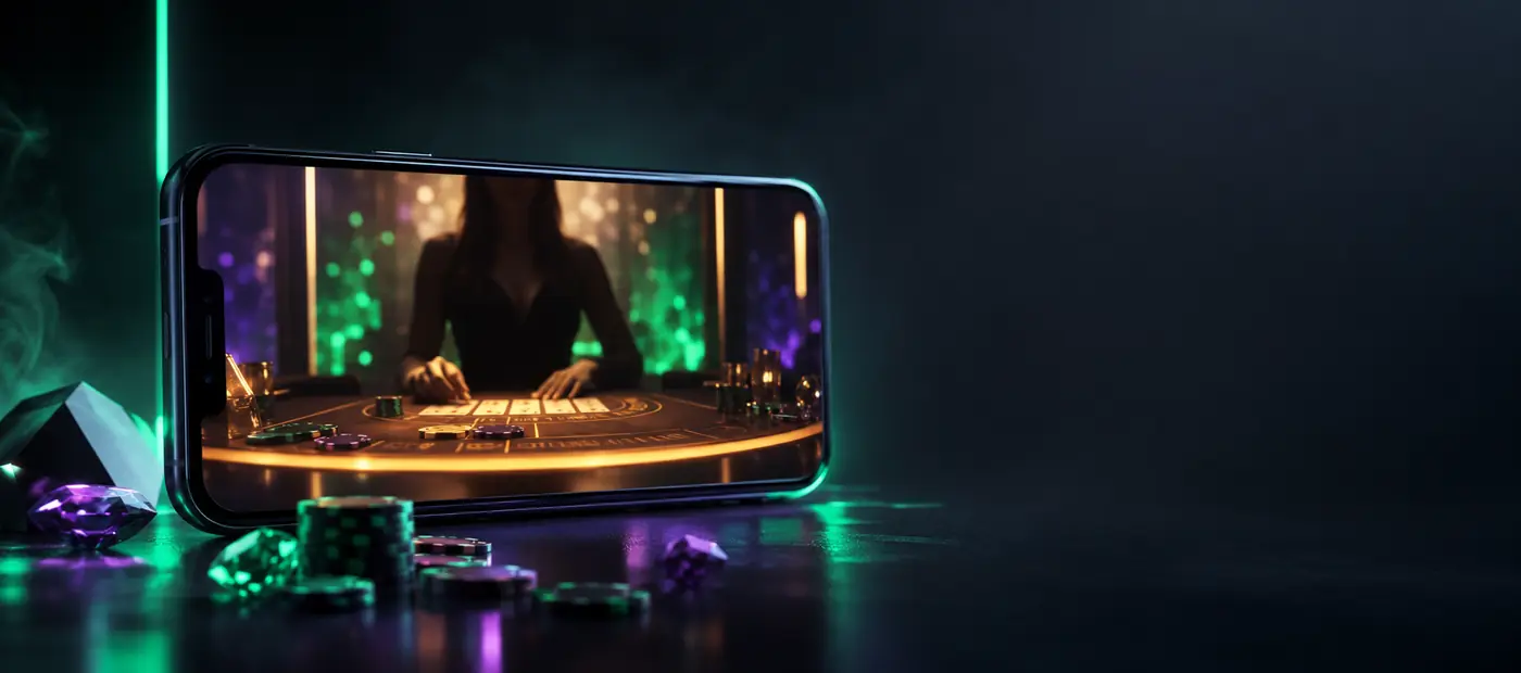 Vave Ireland live casino tables on a phone